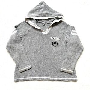 ⭐️ 5 for $25 Aero School Gray Hooded Knit Sweater Size 98/104 cm 3 Years